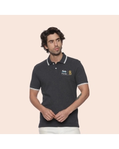 Allen Solly Polo T-shirt Men- Charcoal Grey